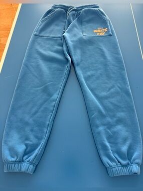 White Fox Boutique Light Blue Sweatpants. Great Condition. Size S.